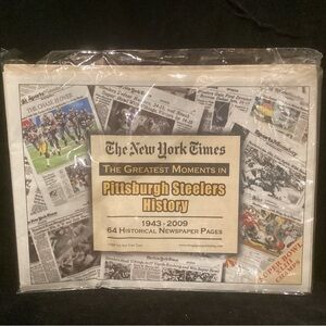 The New York Times "Pittsburgh Steelers History" Collector’s Edition Newspaper